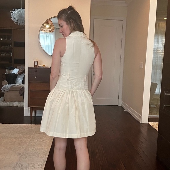 VINTAGE/RARE Silk Cotton Lilly Pulitzer Drop Waist Dress size 2 White Label - Picture 4 of 6